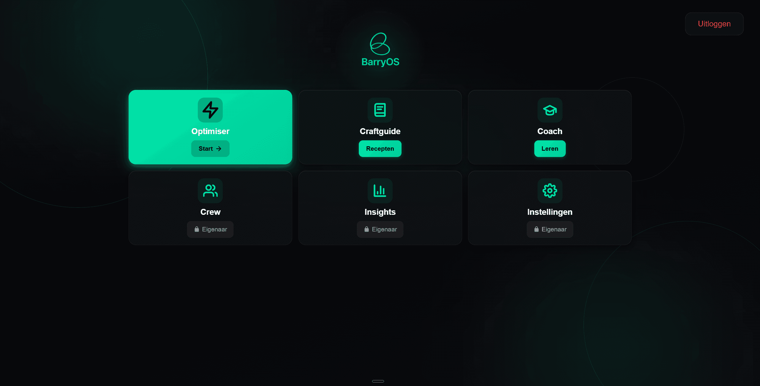 BarryOS dashboard